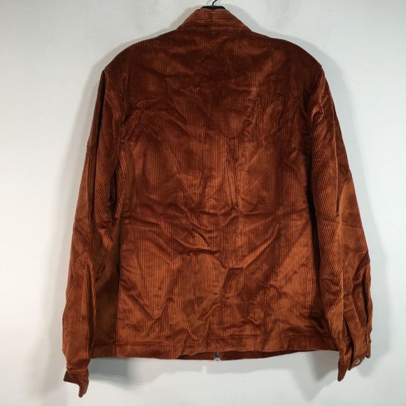 Bhode x Brisbane Moss Cord Full Zip Jacket, Men's Size M - Cinnamon - Picture 6 of 13